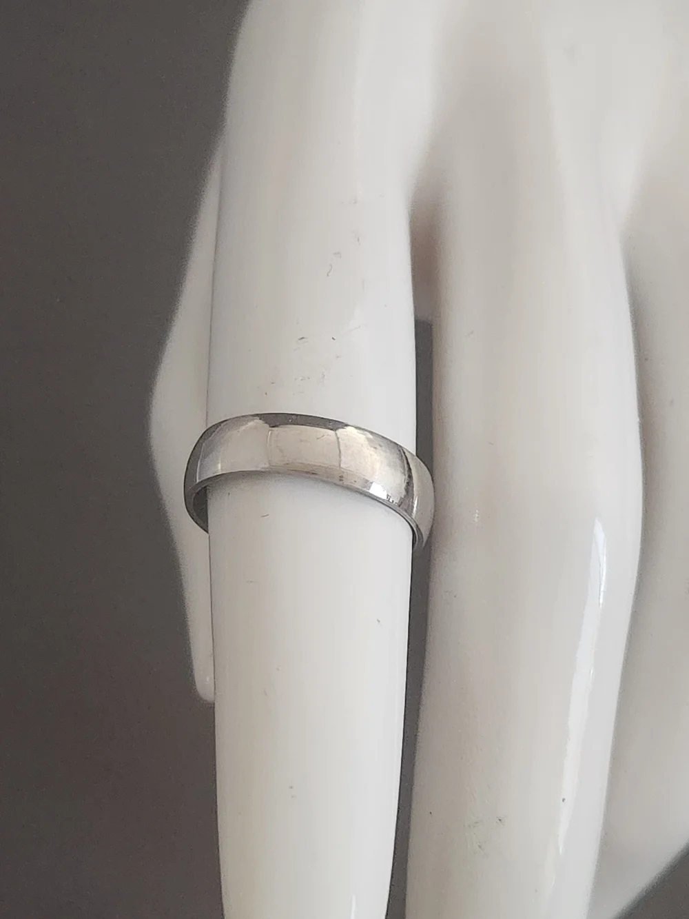 Classic Polished Silver Band Ring